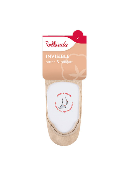 Bellinda INVISIBLE SOCKS - Невидими чорапи подходящи за спортни обувки - бежова