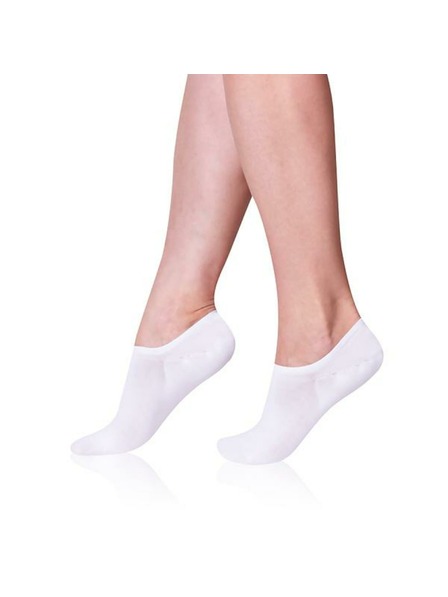Bellinda BAMBUS SNEAKER SOCKS - Дамски невидими чорапи - бяла