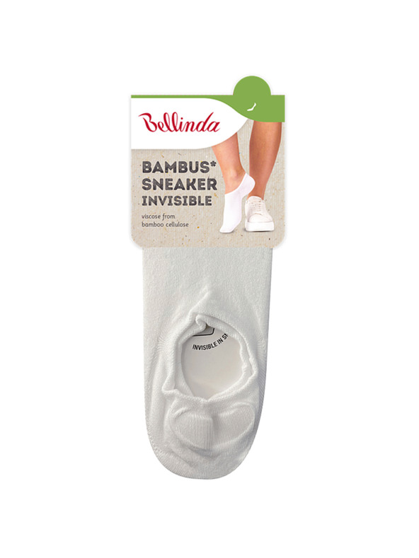 Bellinda BAMBUS SNEAKER SOCKS - Дамски невидими чорапи - бяла