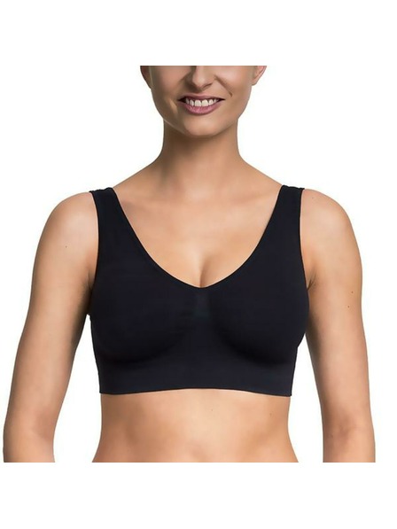 Bellinda EASY BRA - Дамски бюстхалтер без подкрепа спортен тип - черен