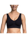Bellinda EASY BRA - Дамски бюстхалтер без подкрепа спортен тип - черен