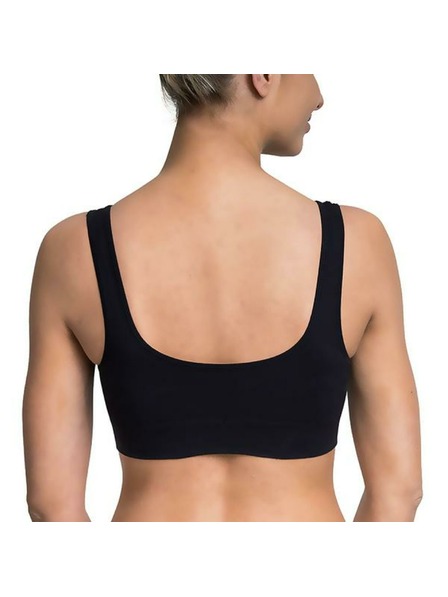 Bellinda EASY BRA - Дамски бюстхалтер без подкрепа спортен тип - черен