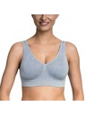 Bellinda EASY BRA - Дамски бюстхалтер без подкрепа спортен тип - сив
