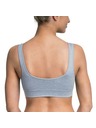 Bellinda EASY BRA - Дамски бюстхалтер без подкрепа спортен тип - сив