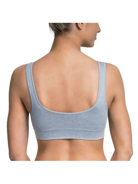 Bellinda EASY BRA - Дамски бюстхалтер без подкрепа спортен тип - сив