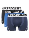 DIM DIM SPORT MICROFIBRE BOXER 3x - Мъжки спортни боксерки 3 броя - черен - син