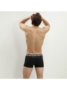DIM DIM COTTON 3D FLEX AIR BOXER 2x - Мъжки боксерки 2 броя - сив - черен