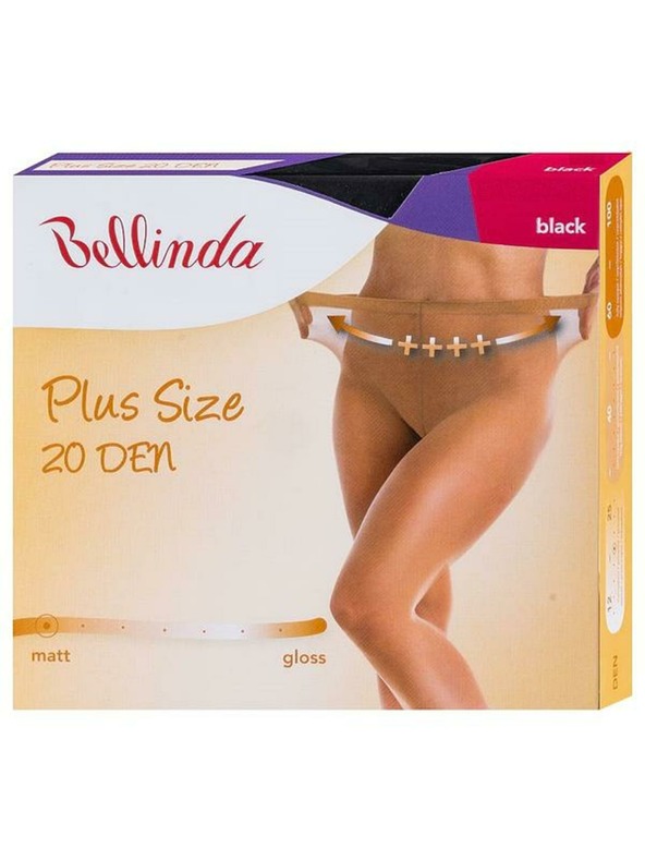 Bellinda Черен чорапогащник Bellinda PLUS SIZE 20 DEN