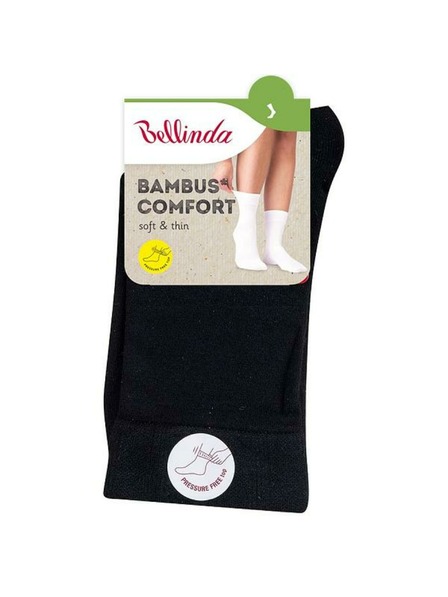 Bellinda Черни дамски чорапи Bellinda BAMBUS COMFORT SOCKS