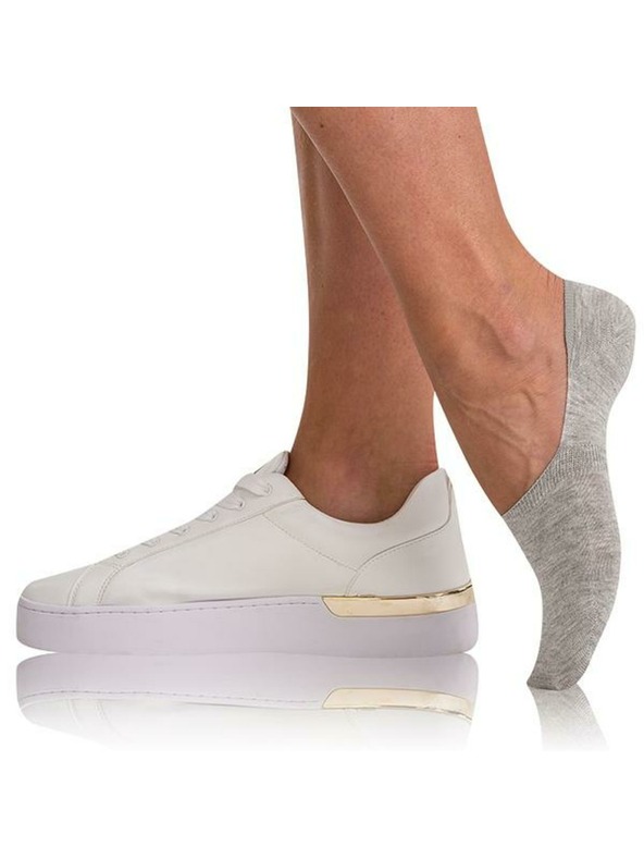 Bellinda Сиви дамски чорапи Bamboo Very Low BELLINDA Bamboo Footie