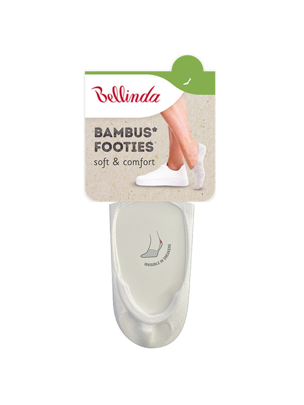 Bellinda Бели дамски чорапи Bamboo Very Low BELLINDA Bamboo Footie