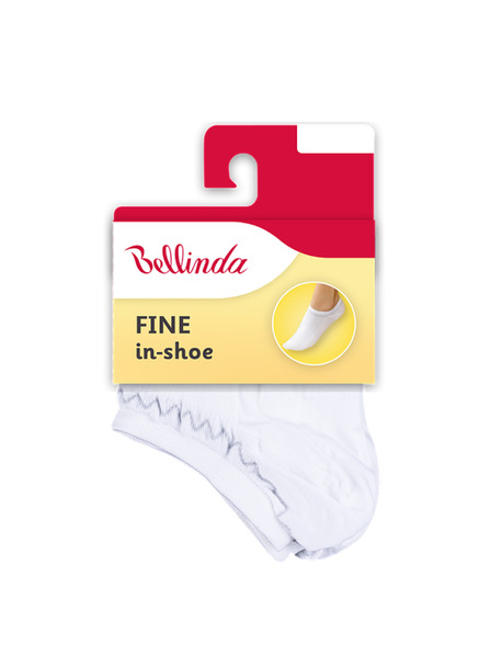 Bellinda Бели дамски чорапи Bellinda FINE IN-SHOE