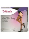 Bellinda Черни самозадържащи се дамски чорапи BELLINDA Hold Up Sexy 15 DEN