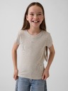 GAP Детска ребрована тениска с лого GAP
