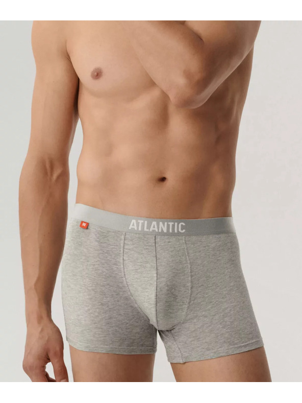 Atlantic 3-PACK Боксерки сиви и черни