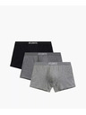 Atlantic 3-PACK Боксерки сиви и черни