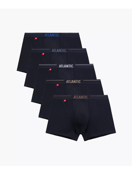 Atlantic 5-PACK Боксерки черни