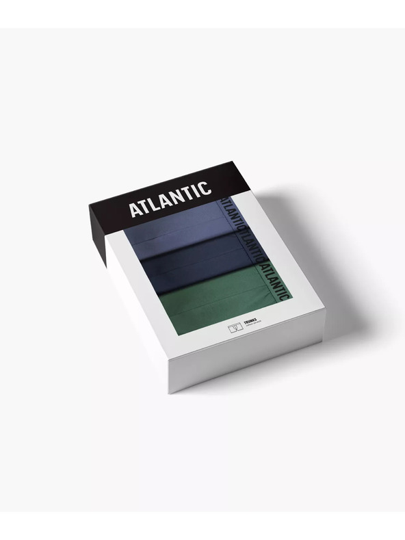 Atlantic 3-PACK Боксерки зелени и сини