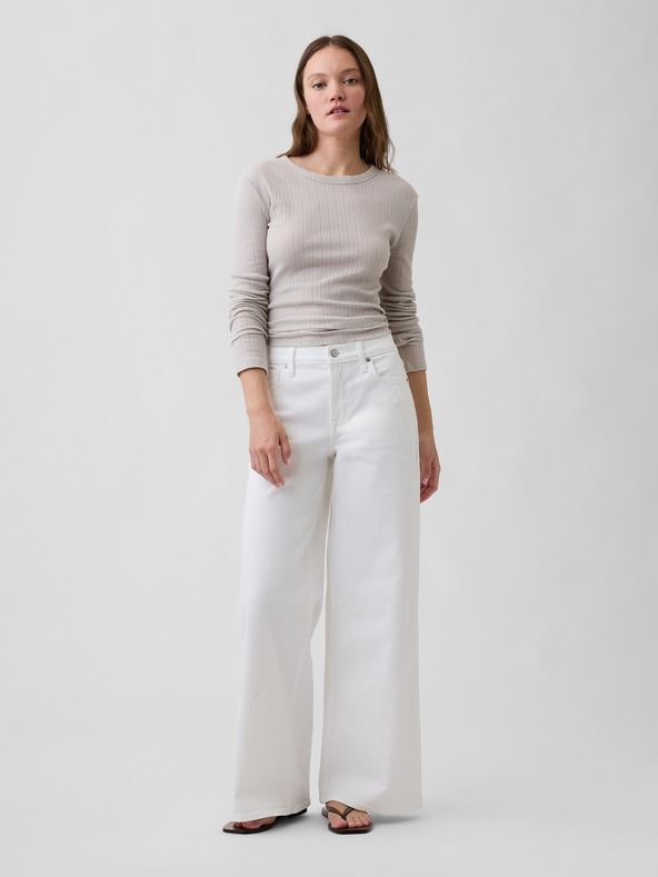GAP Дънки Mid Rise Wide-Leg GAP