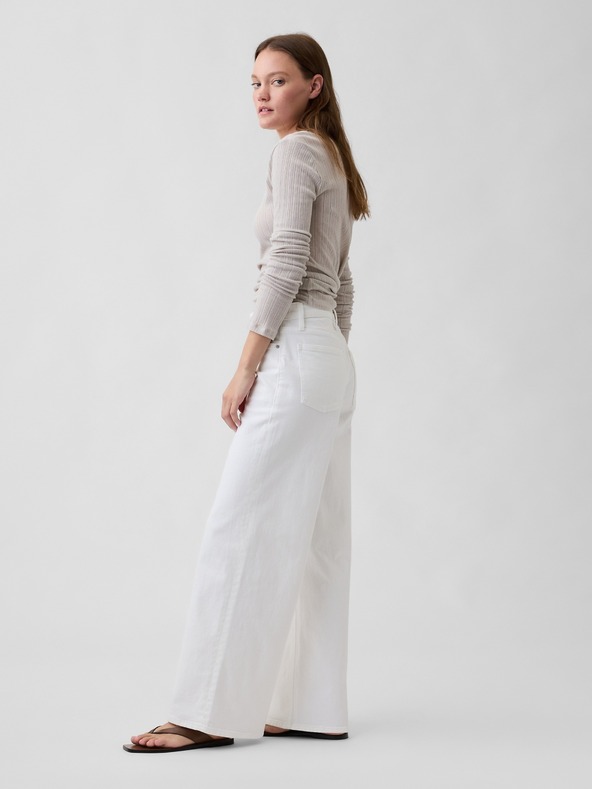 GAP Дънки Mid Rise Wide-Leg GAP