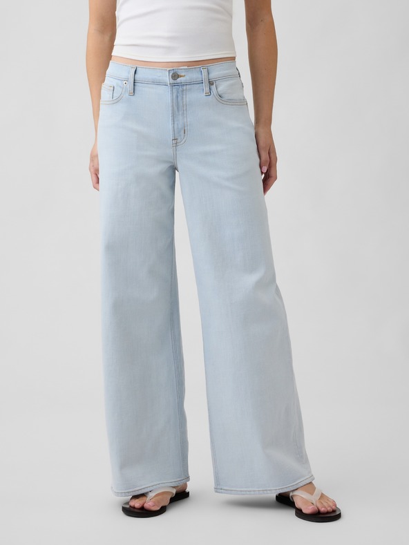 GAP Дънки Mid Rise Wide-Leg GAP