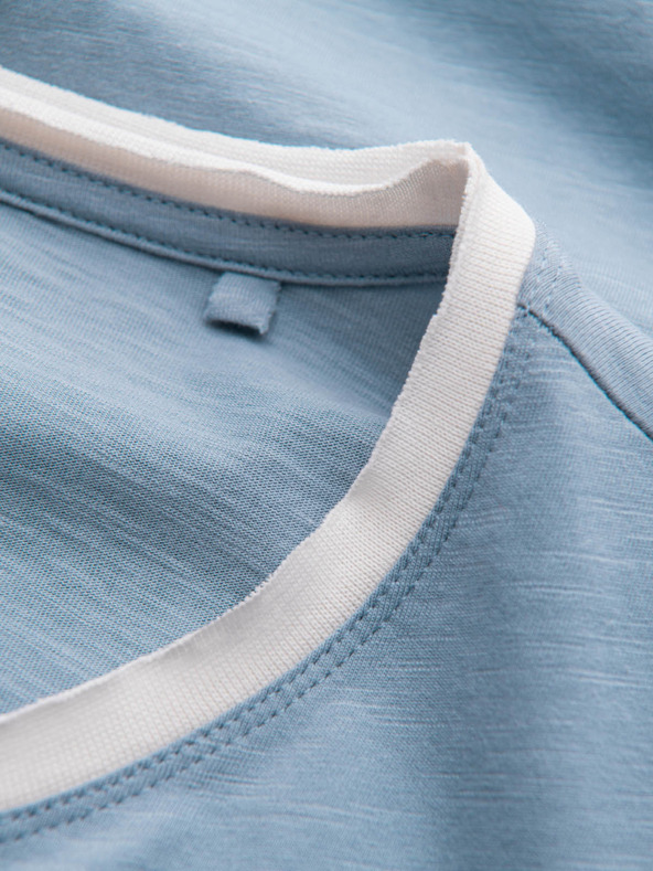Ombre Clothing Синя мъжка риза Ombre Clothing
