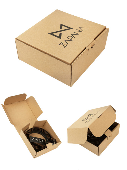 Zapana Zapana Мъжки колан с класическа тока Portion navy 115 см