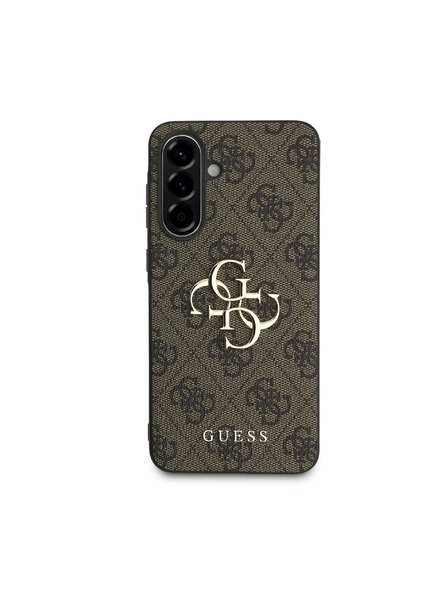 Guess Guess PU 4G Metal Logo Задна корица за Samsung Galaxy A56 Brown