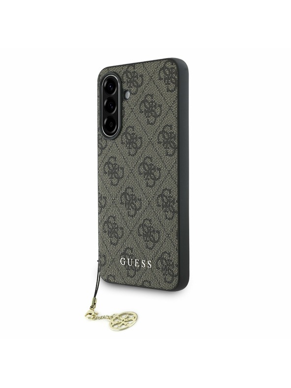 Guess Guess 4G Charm Задна корица за Samsung Galaxy A56 Brown