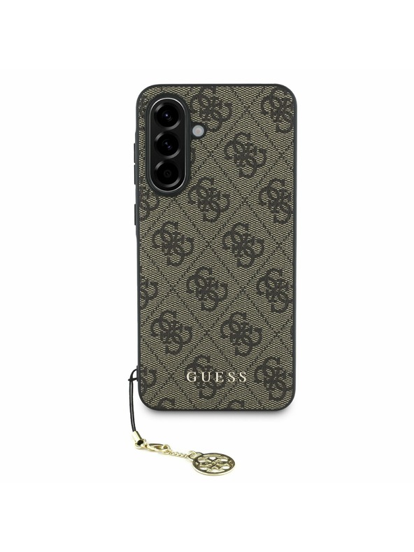 Guess Guess 4G Charm Задна корица за Samsung Galaxy A56 Brown