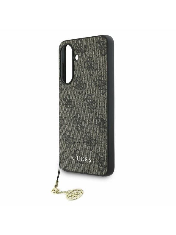 Guess Guess 4G Charm Задна корица за Samsung Galaxy A56 Brown