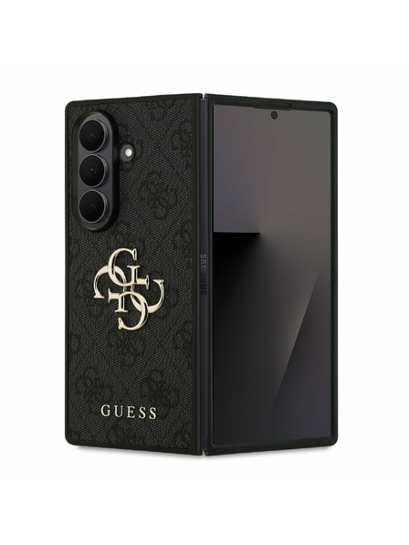 Guess Guess PU 4G Metal Logo Задна корица за Samsung Galaxy Z Fold 7 Grey