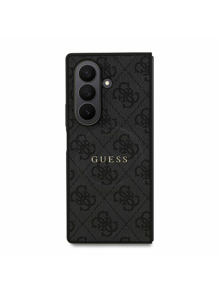 Guess Guess PU Leather 4G Colored Ring Magnetic Задна корица за Samsung Galaxy Z Fold 7 Black