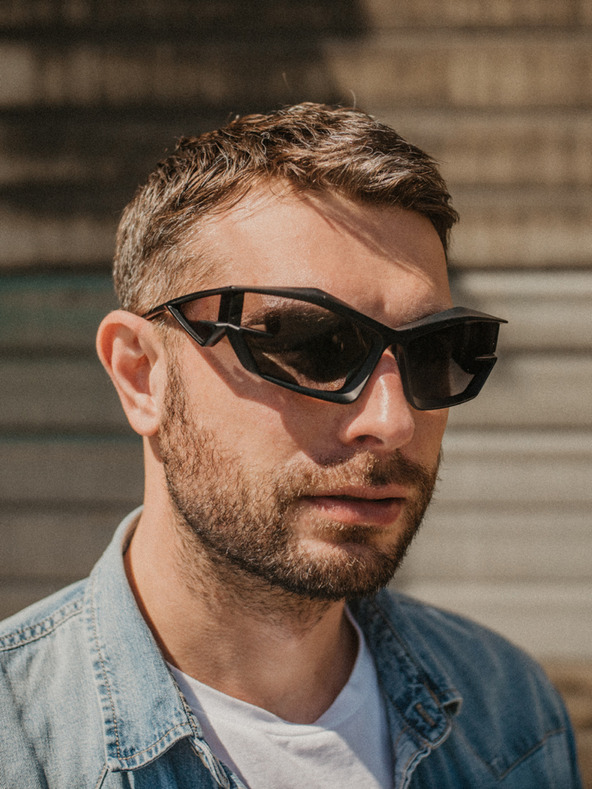 VEYREY VeyRey Слънчеви очила Unisex Futuristic Calictor Black Universal
