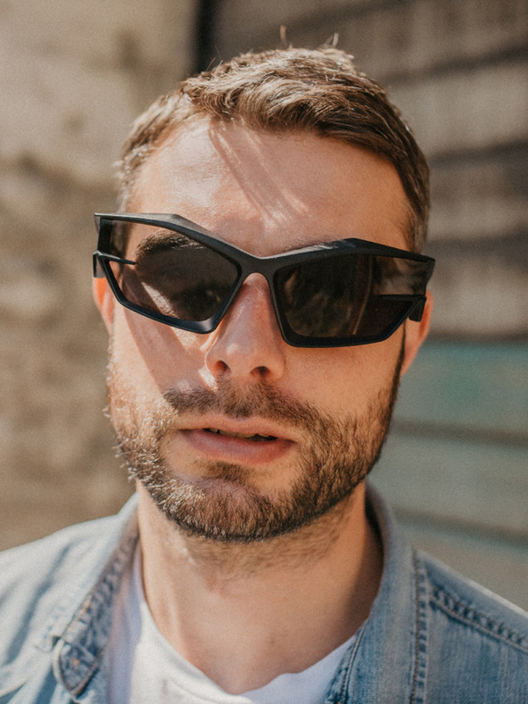 VEYREY VeyRey Слънчеви очила Unisex Futuristic Calictor Black Universal
