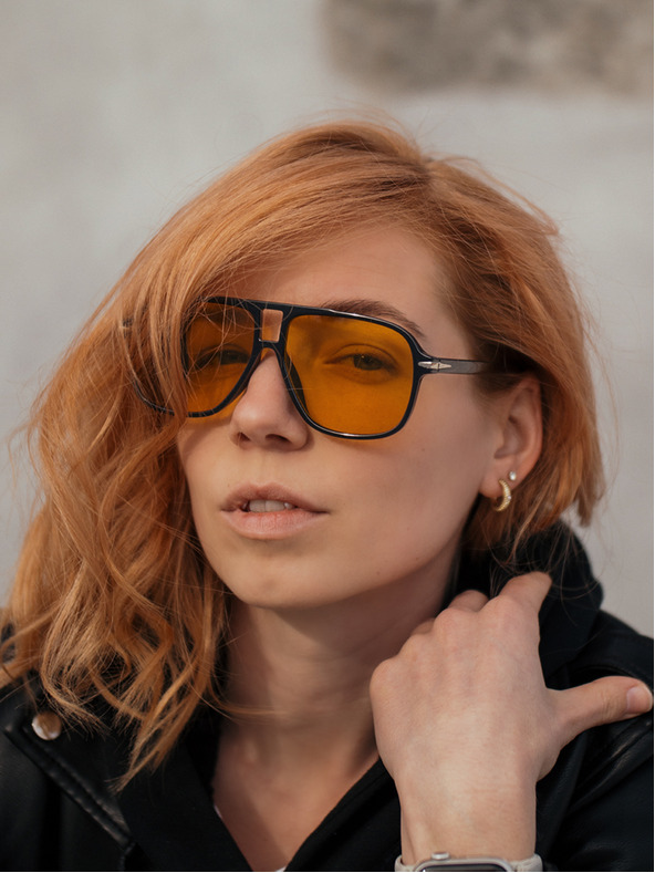 VEYREY Слънчеви очила VeryRey Ghost Pilot Orange
