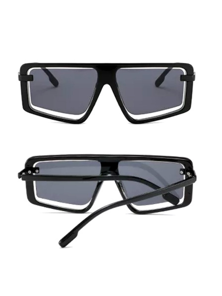 VEYREY Черни унисекс слънчеви очила VeyRey Oversize Jonas