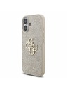 Guess Guess PU 4G Metal Logo Strap Задний чехол для iPhone 17 Pink