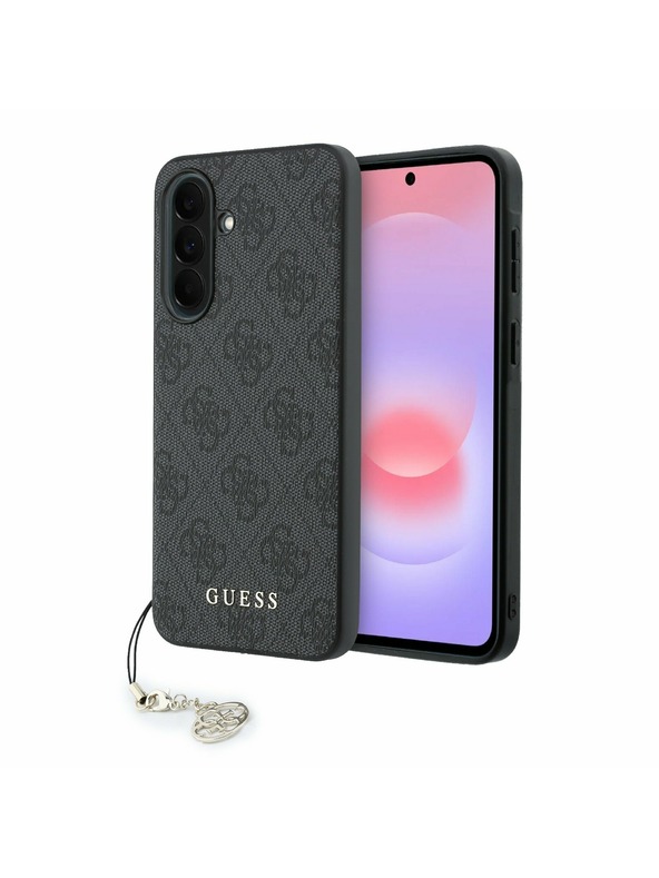 Guess Guess 4G Charm Задна Обвивка за Samsung Galaxy A37 Black