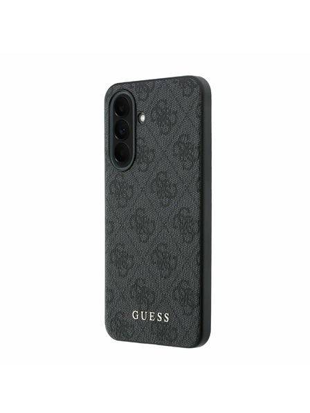 Guess Guess PU 4G Metal Classic Logo Задна Обвивка за Samsung Galaxy A37 Grey