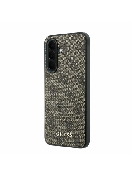 Guess Guess PU 4G Metal Classic Logo Задна Обвивка за Samsung Galaxy A37 Brown