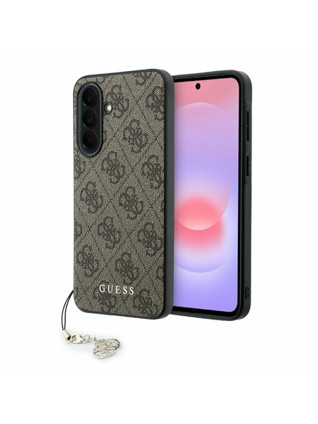 Guess Guess 4G Charm Задна Обвивка за Samsung Galaxy A37 Brown
