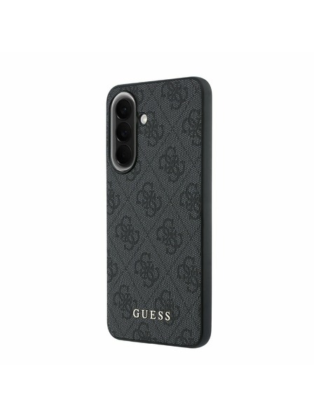 Guess Guess PU 4G Metal Classic Logo Задна Обвивка за Samsung Galaxy A57 Grey