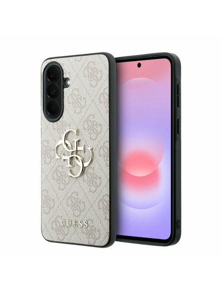Guess Guess PU 4G Metal Logo Задна Обвивка за Samsung Galaxy A37 Pink