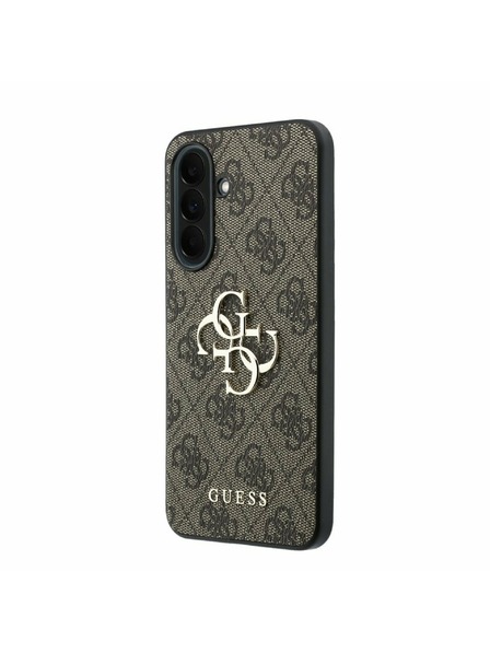 Guess Guess PU 4G Metal Logo Задна Обвивка за Samsung Galaxy A37 Brown