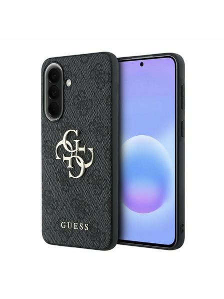 Guess Guess PU 4G Metal Logo Задна Обвивка за Samsung Galaxy A57 Grey