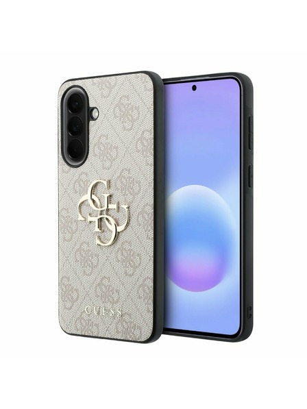 Guess Guess PU 4G Metal Logo Задна Обвивка за Samsung Galaxy A57 Pink