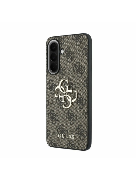 Guess Guess PU 4G Metal Logo Задна Обвивка за Samsung Galaxy A57 Brown