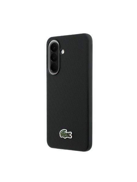 Lacoste Lacoste Iconic Petit Pique Woven Logo MagSafe Задна Обвивка за Samsung Galaxy A57 Black
