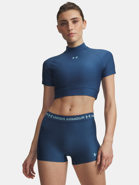 Under Armour Дамска тениска Under Armour HeatGear Crop Mock SS